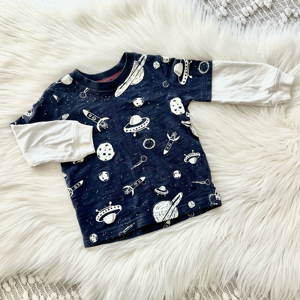 (💚4/$20) Space theme long sleeve shirt for toddler
